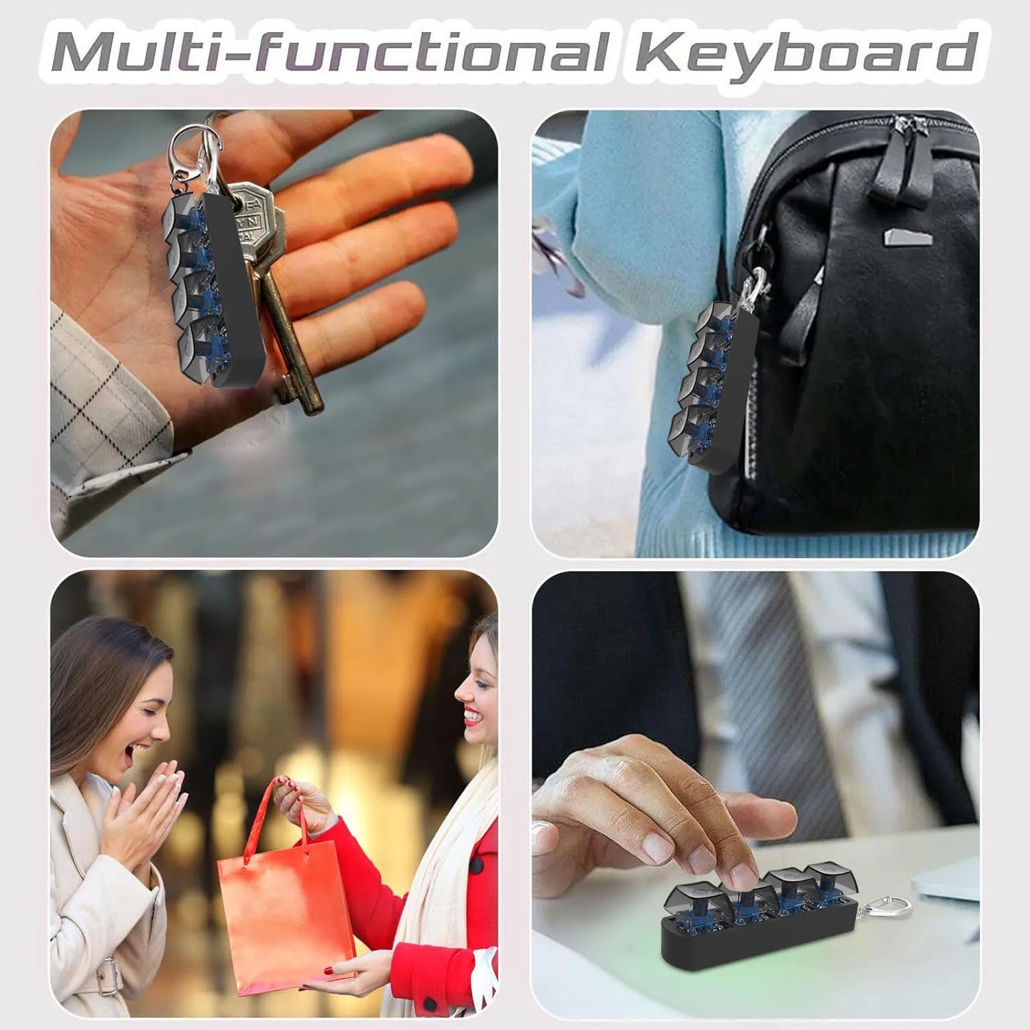 4-Keys Anti-Stress Finger Button Toy