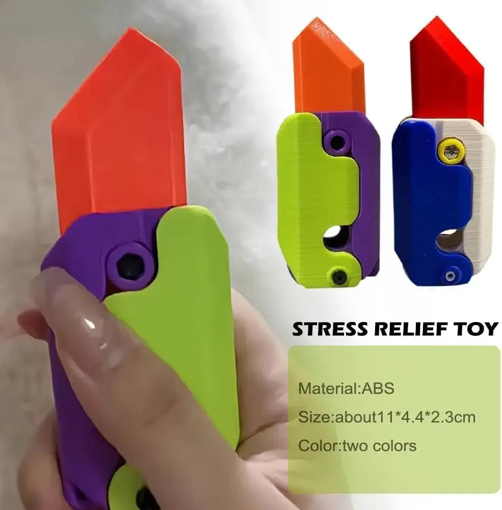 3D Printed Gravity Fidget Knife Toy