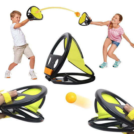 Catch Ball Game – Fun Sensory & Hand-Eye Coordination Toy for Kids & Adults (Indoor & Outdoor)