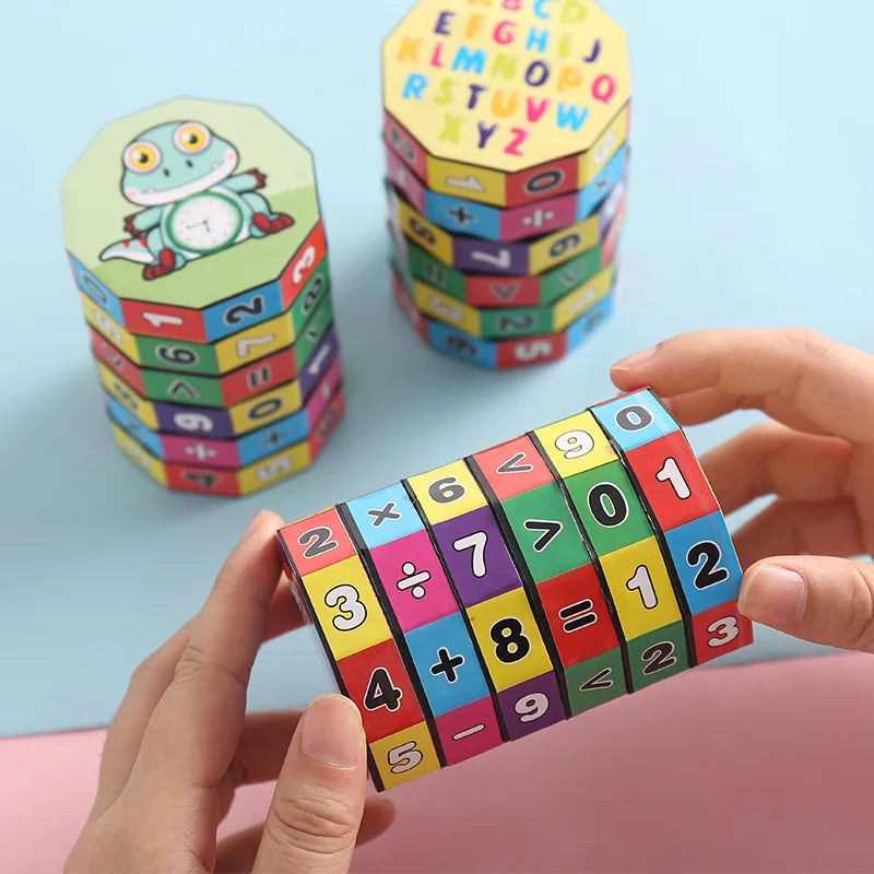 Montessori Magic Cylinder Mathematics Numbers Cube
