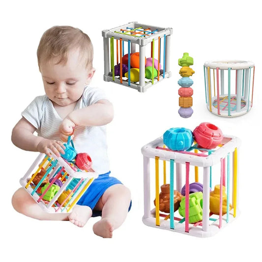 Baby Montessori Shape Sorter Cube