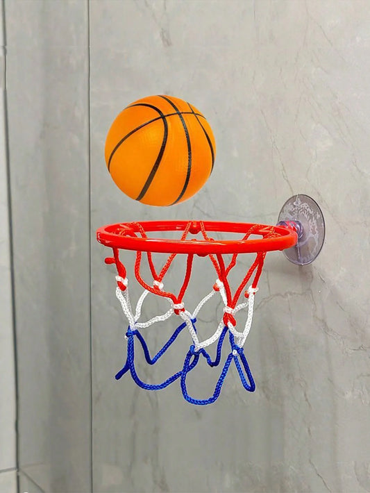 Small Basketball Set with Coordinated Wrist Solid Rubber Elastic Ball