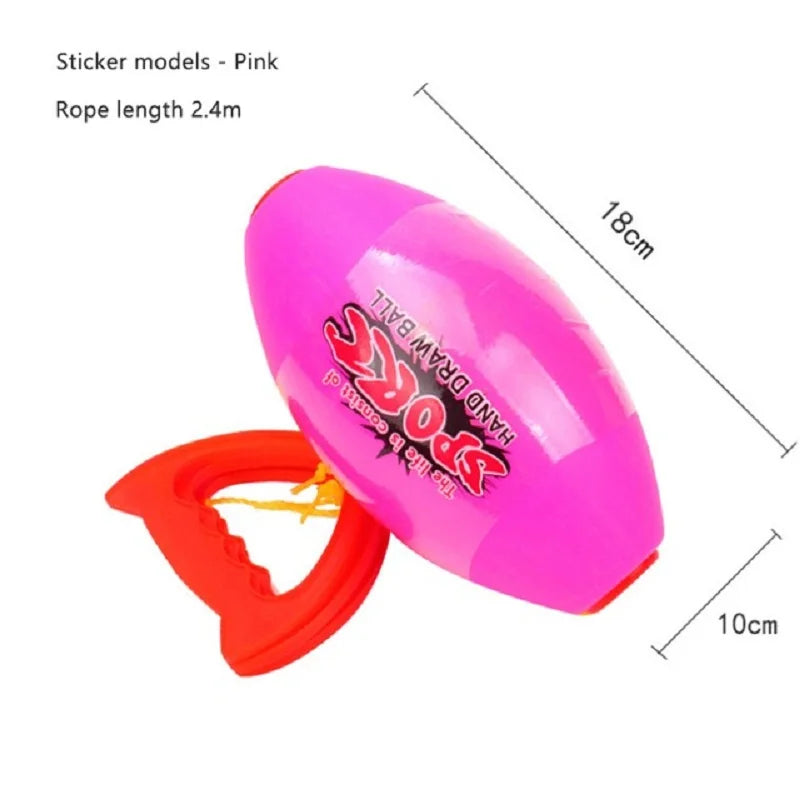 Children’s Outdoor Interactive Pulling Elastic Speed Balls – Fun Collision Sensory Training Toy