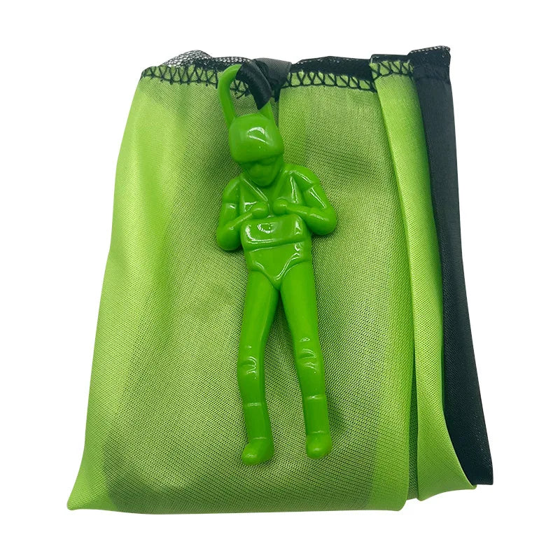 Hand Throwing Parachute Toy with Mini Soldie