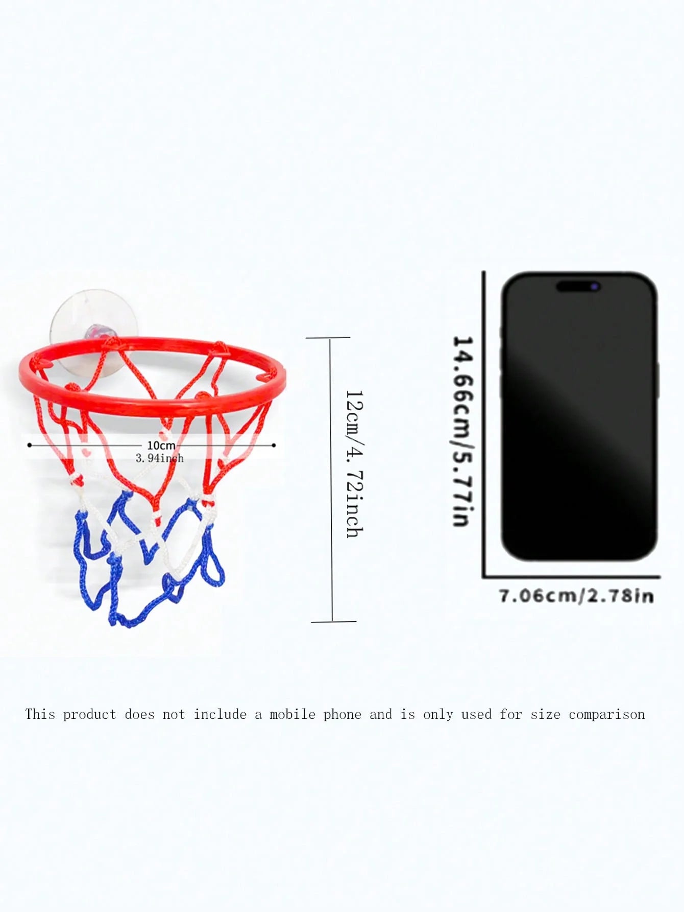 Small Basketball Set with Coordinated Wrist Solid Rubber Elastic Ball