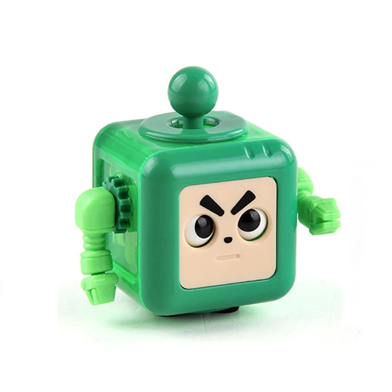 6/12-Sided Rainbow Decompression Cube Toy