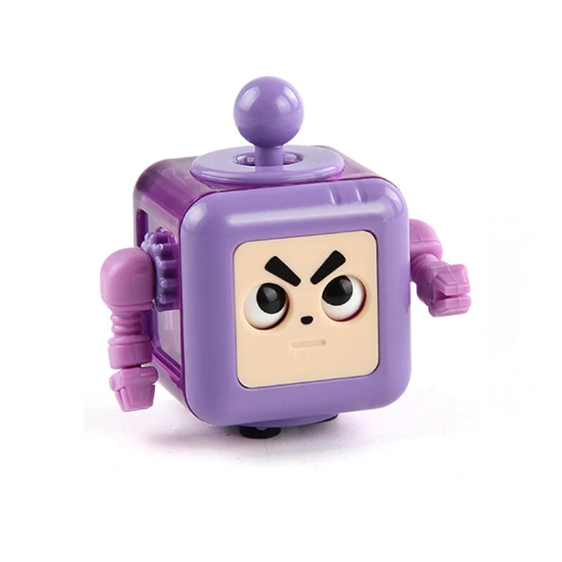 6/12-Sided Rainbow Decompression Cube Toy