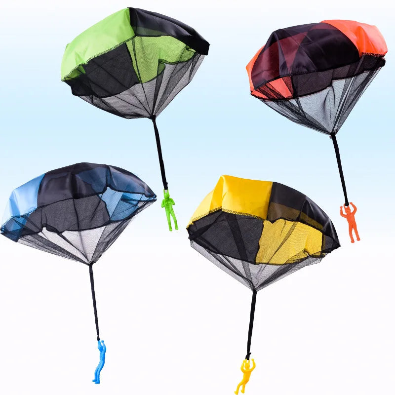 Hand Throwing Parachute Toy with Mini Soldie