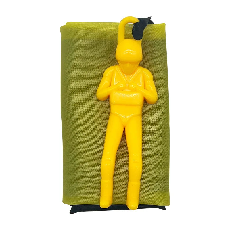 Hand Throwing Parachute Toy with Mini Soldie