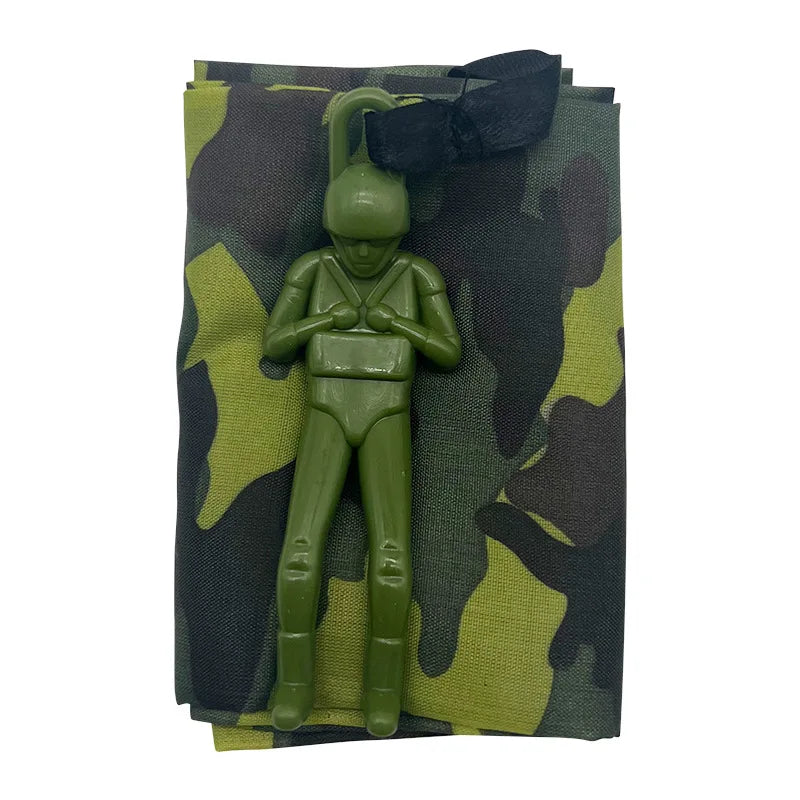 Hand Throwing Parachute Toy with Mini Soldie