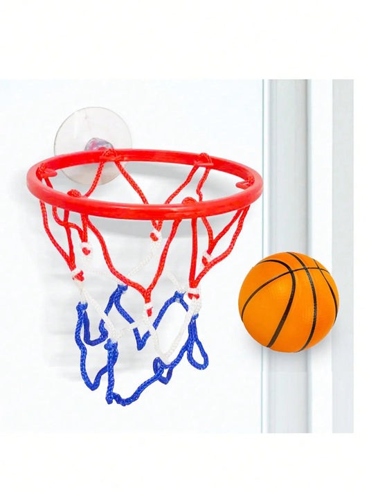 Small Basketball Set with Coordinated Wrist Solid Rubber Elastic Ball