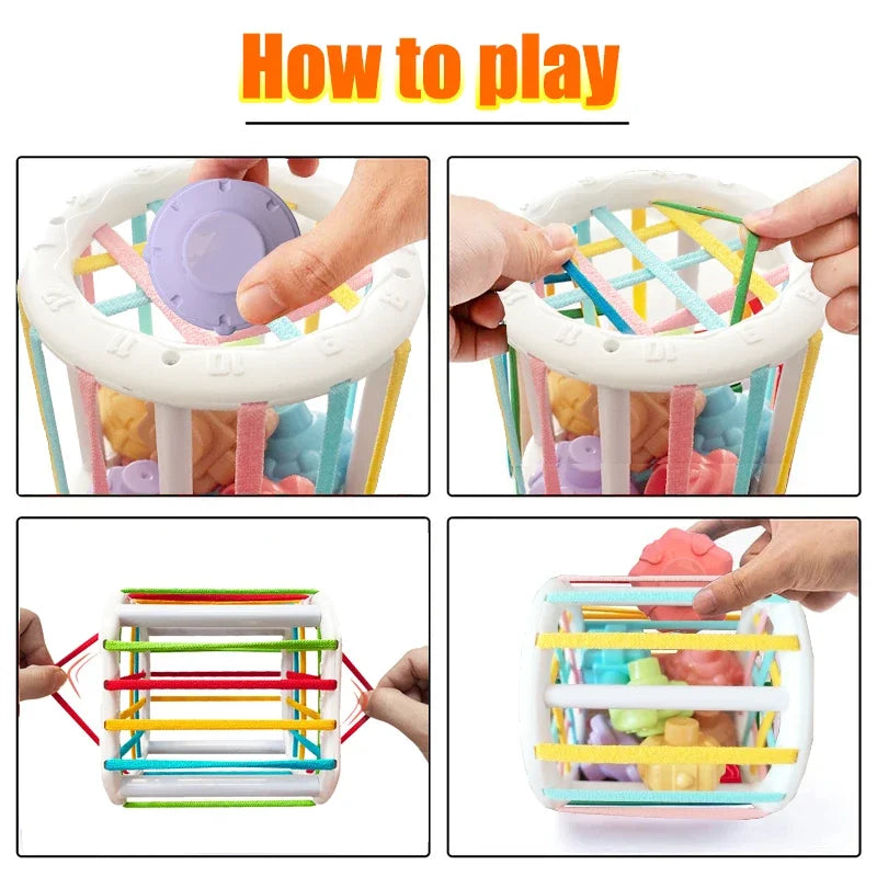 Montessori Sorting & Stacking Shape Blocks Toy