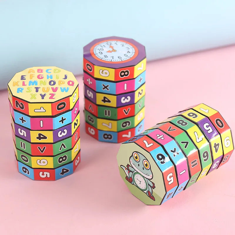 Montessori Magic Cylinder Mathematics Numbers Cube