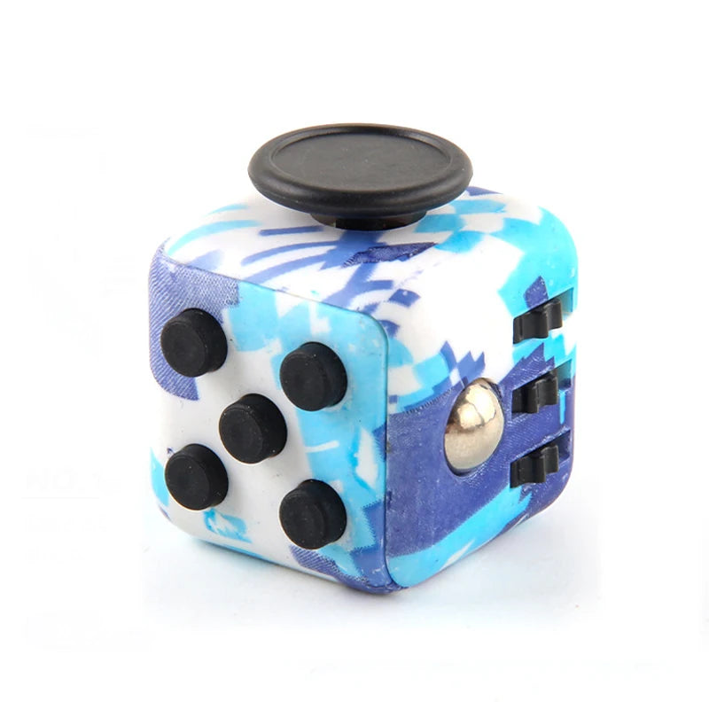6/12-Sided Rainbow Decompression Cube Toy