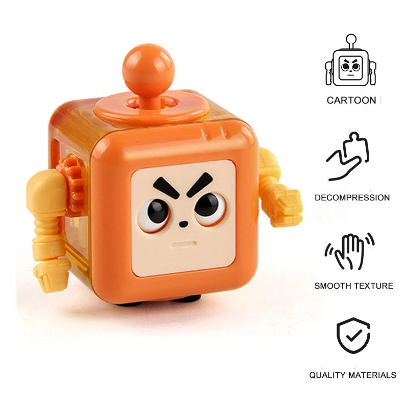6/12-Sided Rainbow Decompression Cube Toy