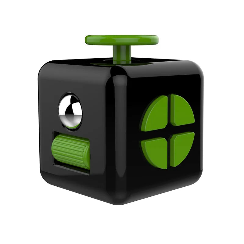 6/12-Sided Rainbow Decompression Cube Toy