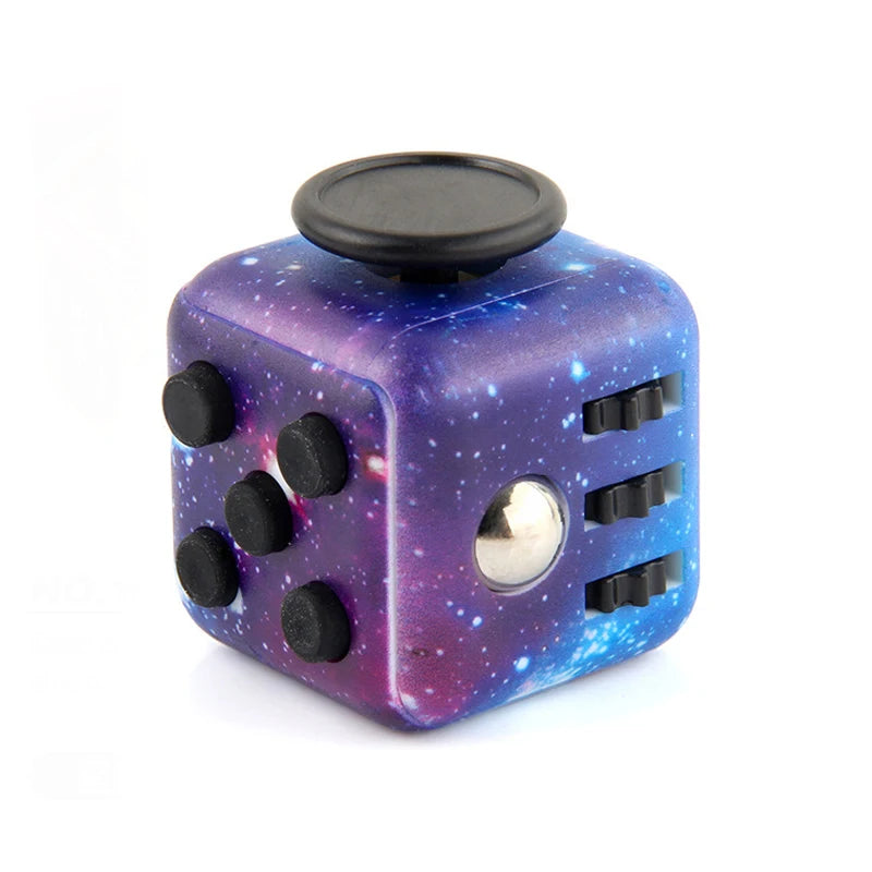 6/12-Sided Rainbow Decompression Cube Toy