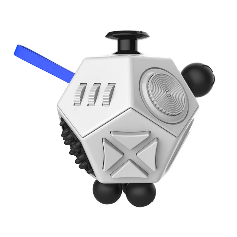 6/12-Sided Rainbow Decompression Cube Toy
