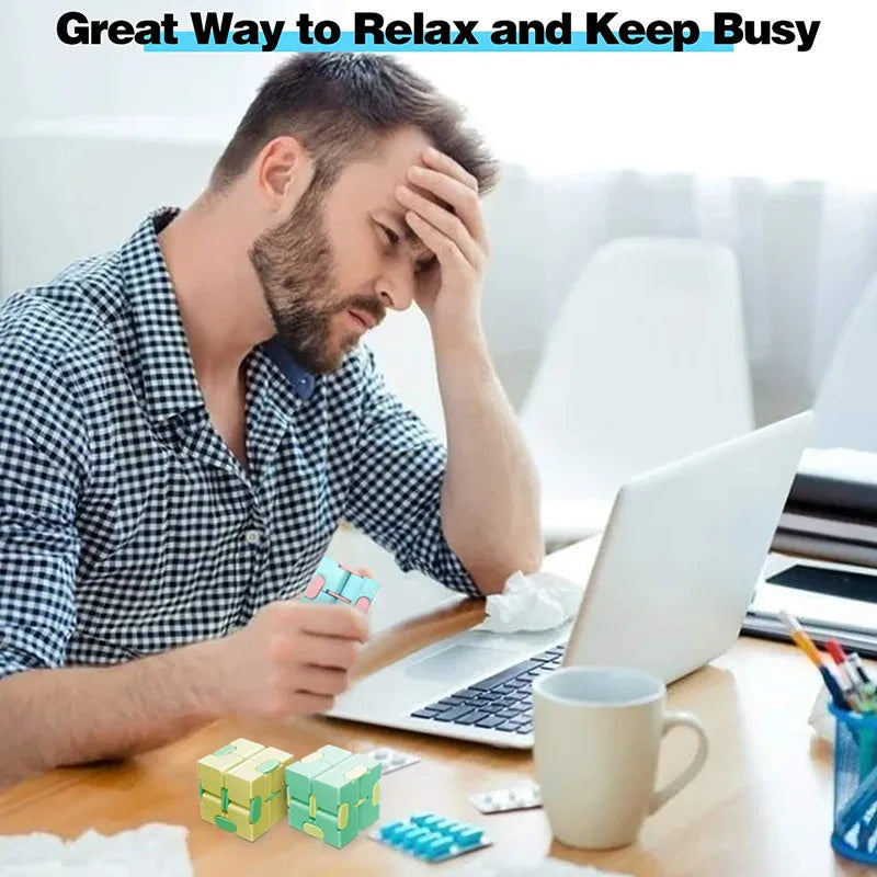 Magic Flip Cube Stress Relief Toy