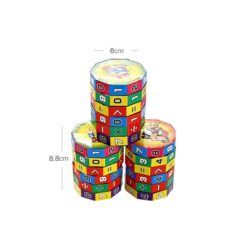 Montessori Magic Cylinder Mathematics Numbers Cube