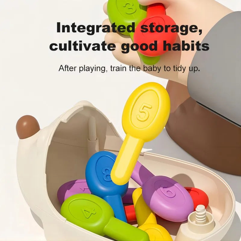 Toddler Montessori Hedgehog Toys – Fine Motor & Sensory Educational Games for Kids 18 Months+