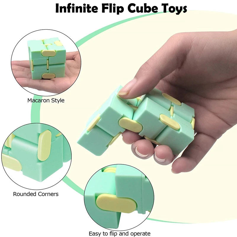 Magic Flip Cube Stress Relief Toy