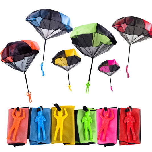 Hand Throwing Parachute Toy with Mini Soldie