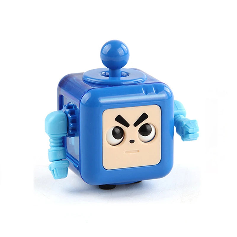 6/12-Sided Rainbow Decompression Cube Toy