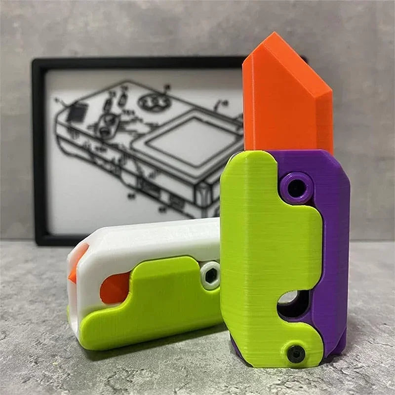 3D Printed Gravity Fidget Knife Toy
