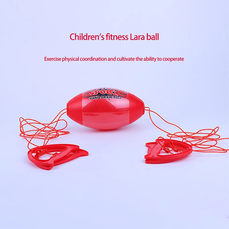 Children’s Outdoor Interactive Pulling Elastic Speed Balls – Fun Collision Sensory Training Toy