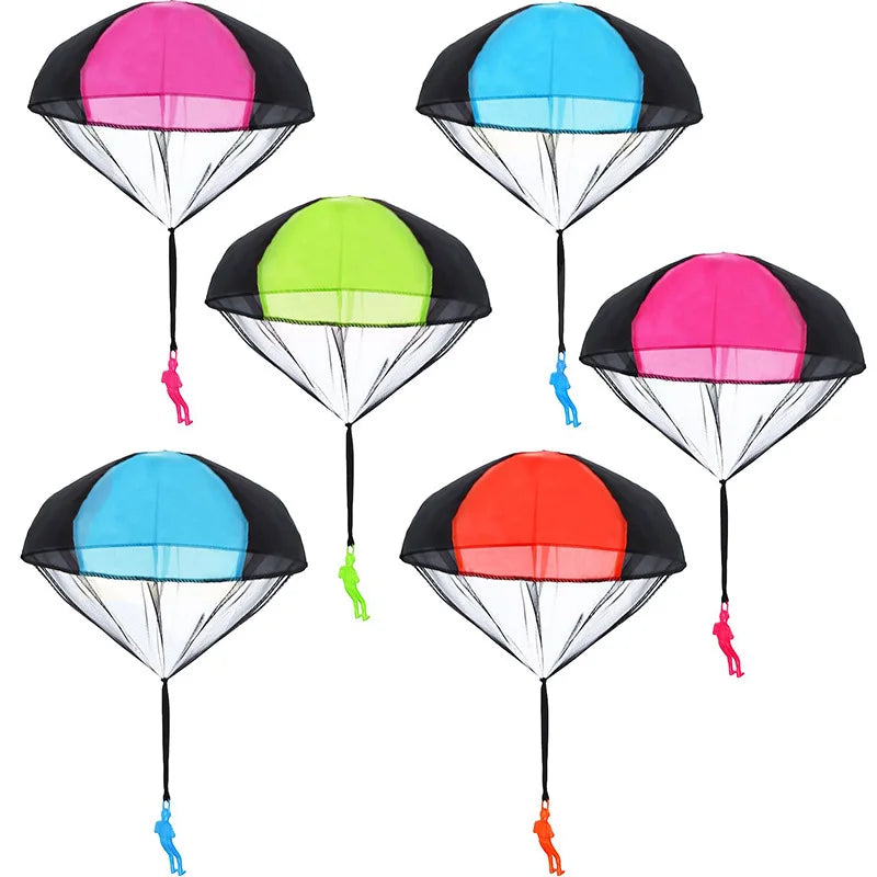Hand Throwing Parachute Toy with Mini Soldie