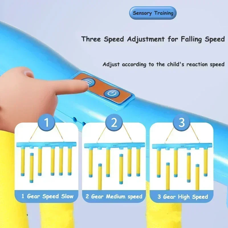 Challenge Falling Sticks Game – Kids Stick Catching Toy for Reaction Training